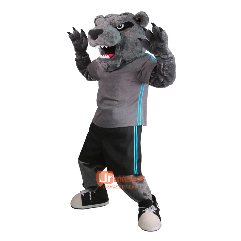 College Violent Bear Custom Cartoon Mascot Costume