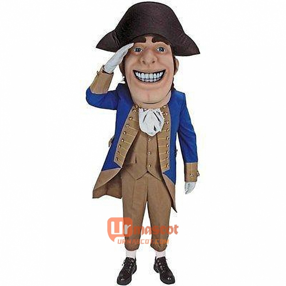 Colonial Cartoon Mascot Costume Cosplay Outfits