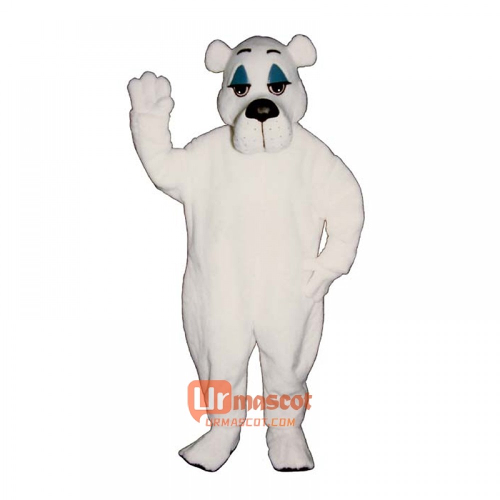 Comic Polar Bear Custom Cartoon Mascot Costume