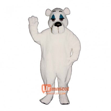 Comic Polar Bear Custom Cartoon Mascot Costume