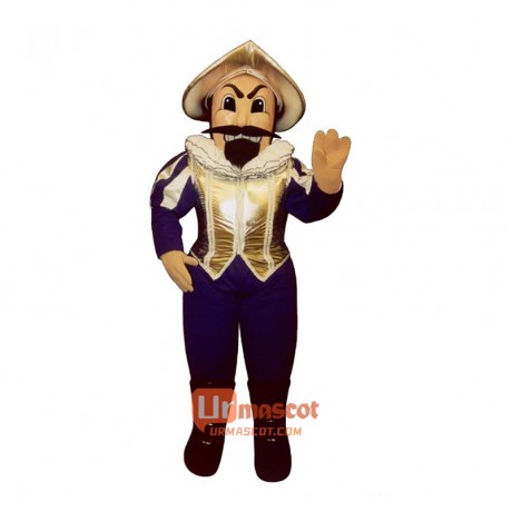 Conquistador Cartoon Costume Mascot
