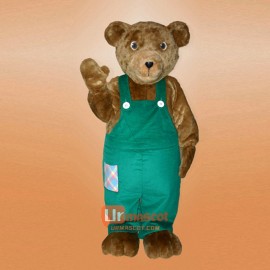 Corduroy Bear Mascot Costume Cosplay Outfits