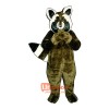 Corkie Racoon Cartoon Costume Mascot