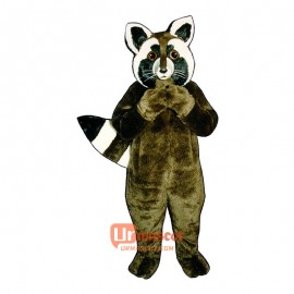 Corkie Racoon Cartoon Costume Mascot