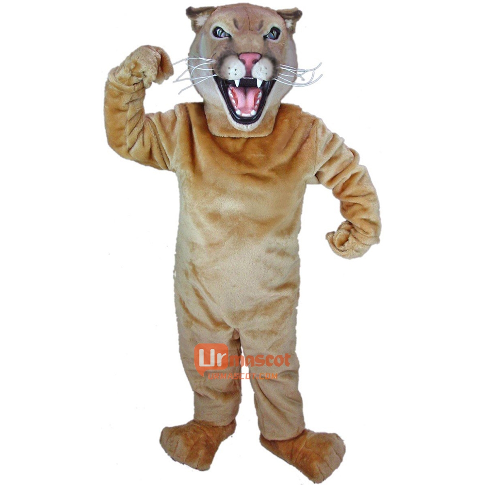 Cougar Cartoon Mascot Costume Cosplay Outfits Free Shipping