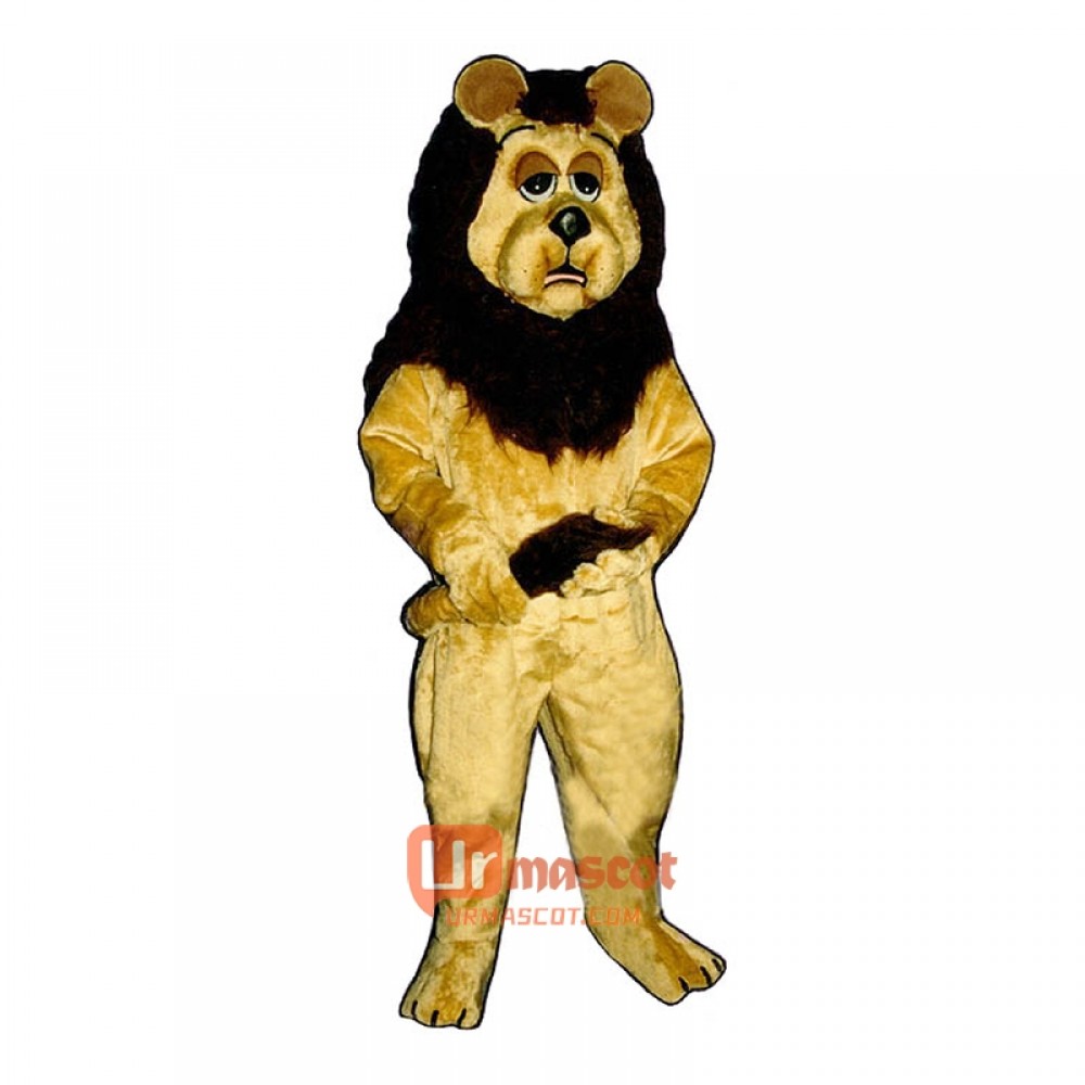 Cowardly Lion Cartoon Costume Mascot