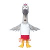 Crane Bird Mascot Cartoon Costume