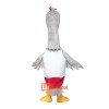 Crane Bird Mascot Cartoon Costume