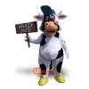 Crazy Cow Mascot Costume Cosplay Outfits