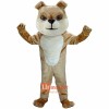 Cream Bulldog Lightweight Cartoon Mascot Costume