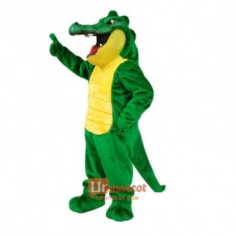 Crunch Gator Cartoon Costume Mascot