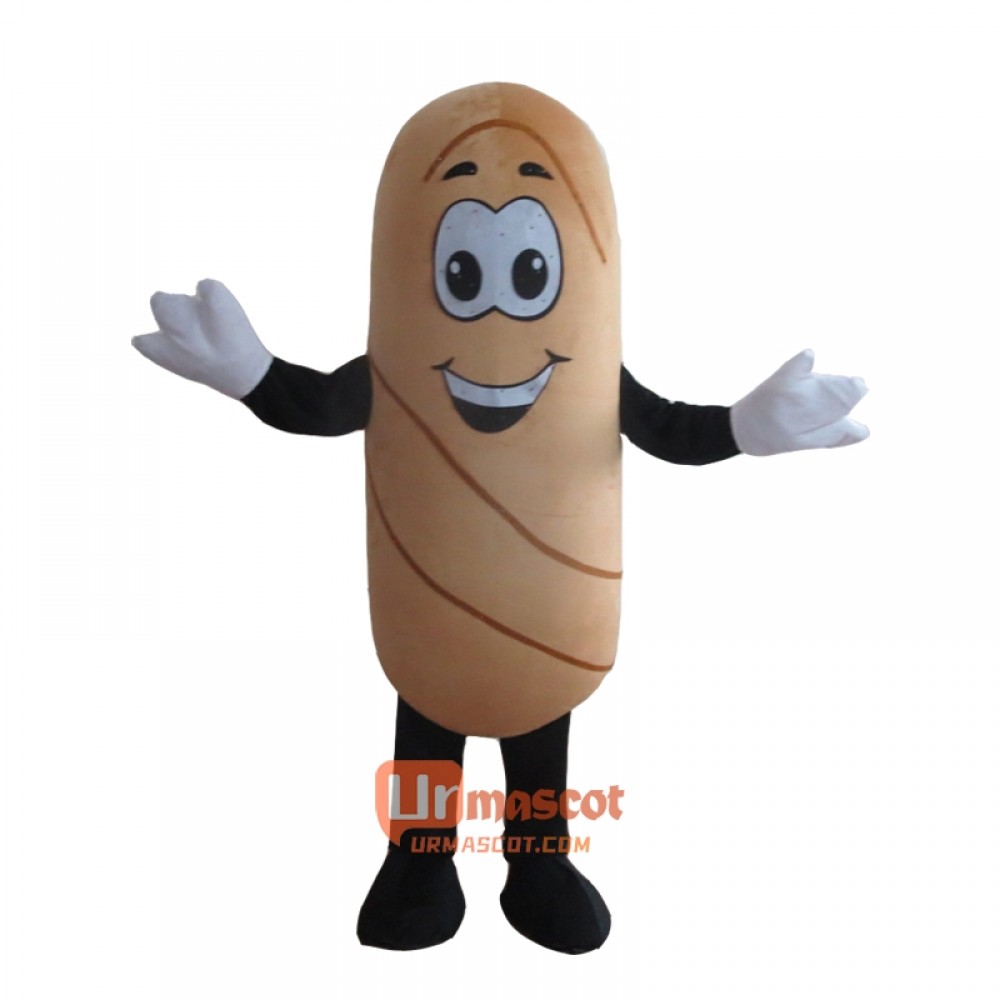 Custom Bread Mascot Cartoon Costume