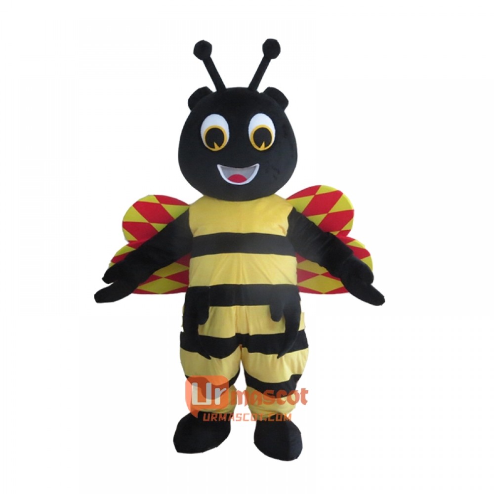 Custom Honeybee Mascot Cartoon Costume