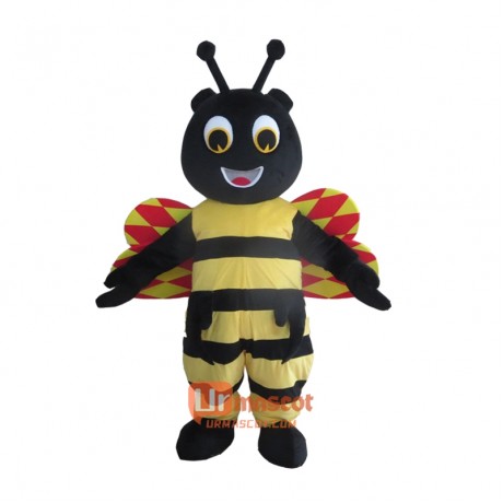 Custom Honeybee Mascot Cartoon Costume