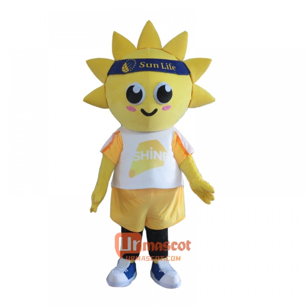 Custom Sunflower Mascot Cartoon Costume