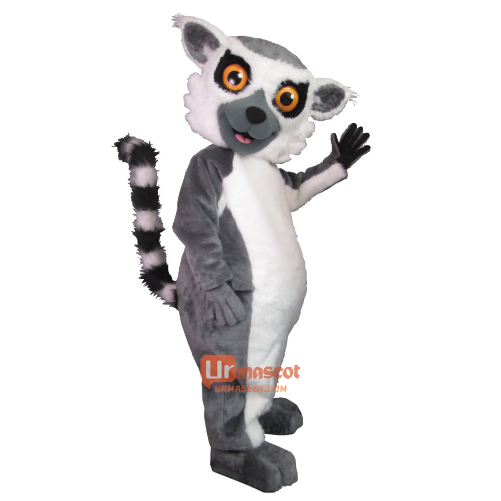 Cute Charming Lemur Custom Cartoon Mascot Costume