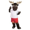 Cute College Elk Custom Cartoon Mascot Costume