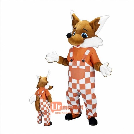 Cute Fox Custom Cartoon Mascot Costume