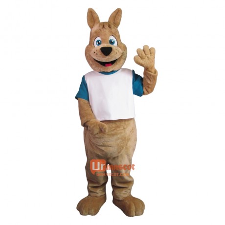 Cute Friendly Kangaroo Custom Cartoon Mascot Costume