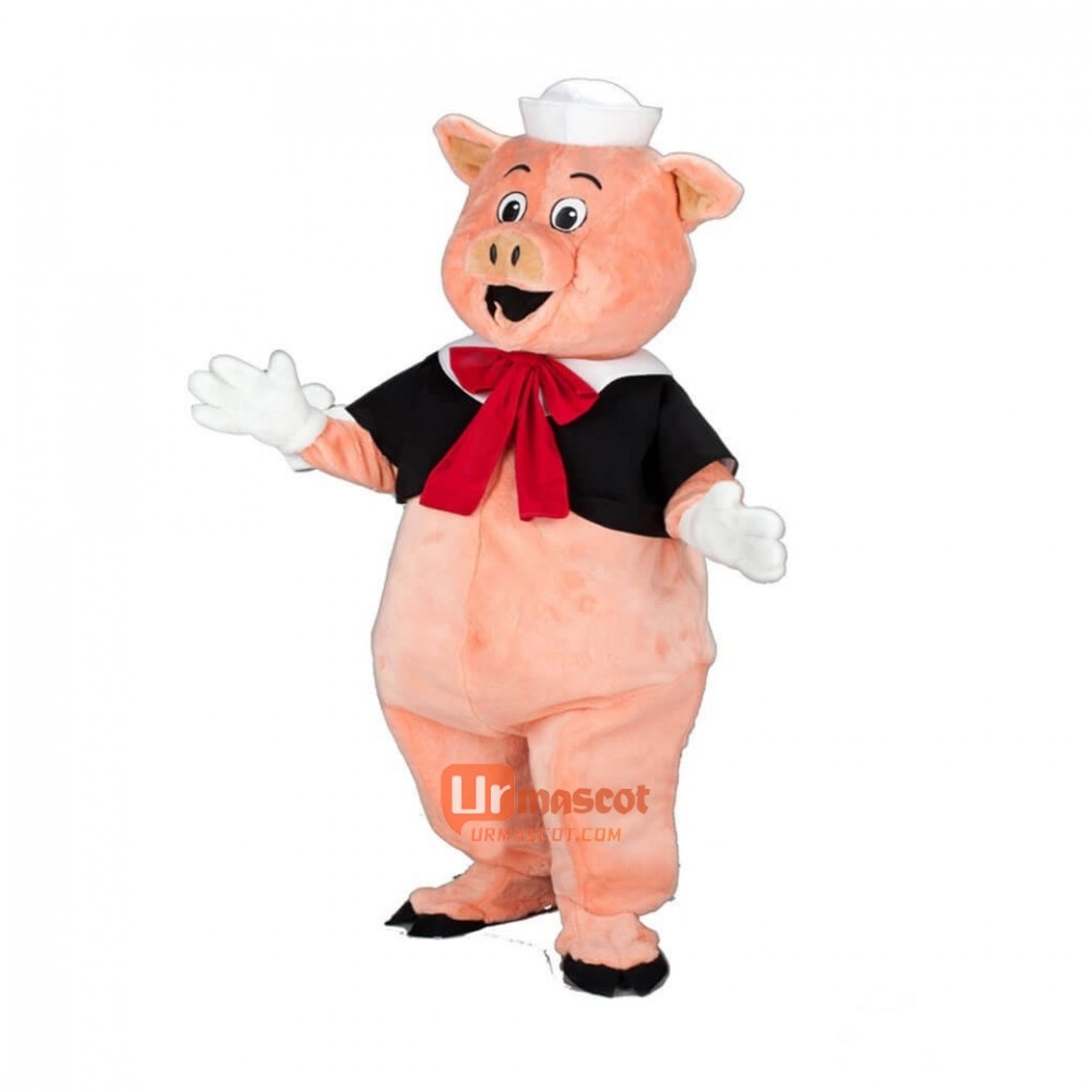 Cute Friendly Pig Custom Cartoon Mascot Costume