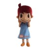 Cute Girl Cartoon Mascot Costume Plush with Mask