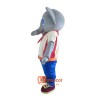 Cute Grey Elephant Mascot Cartoon Costume