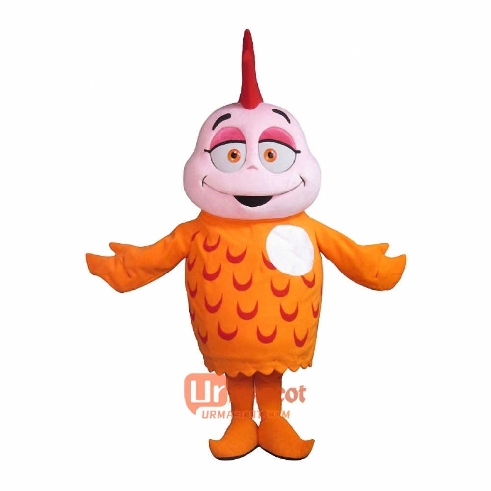 Cute Handsome Fish Custom Cartoon Mascot Costume