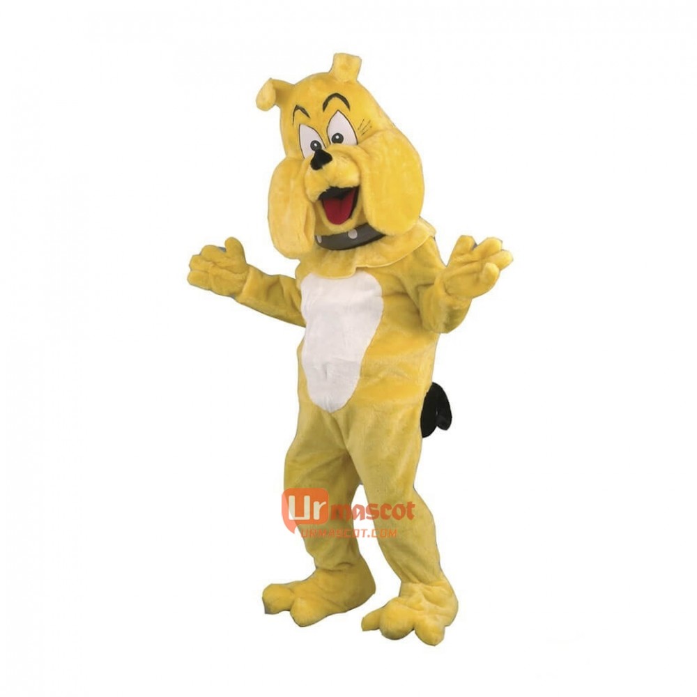 Cute Happy Bulldog Custom Cartoon Mascot Costume