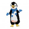 Cute Happy Penguin Cartoon Mascot Costume Plush with Mask