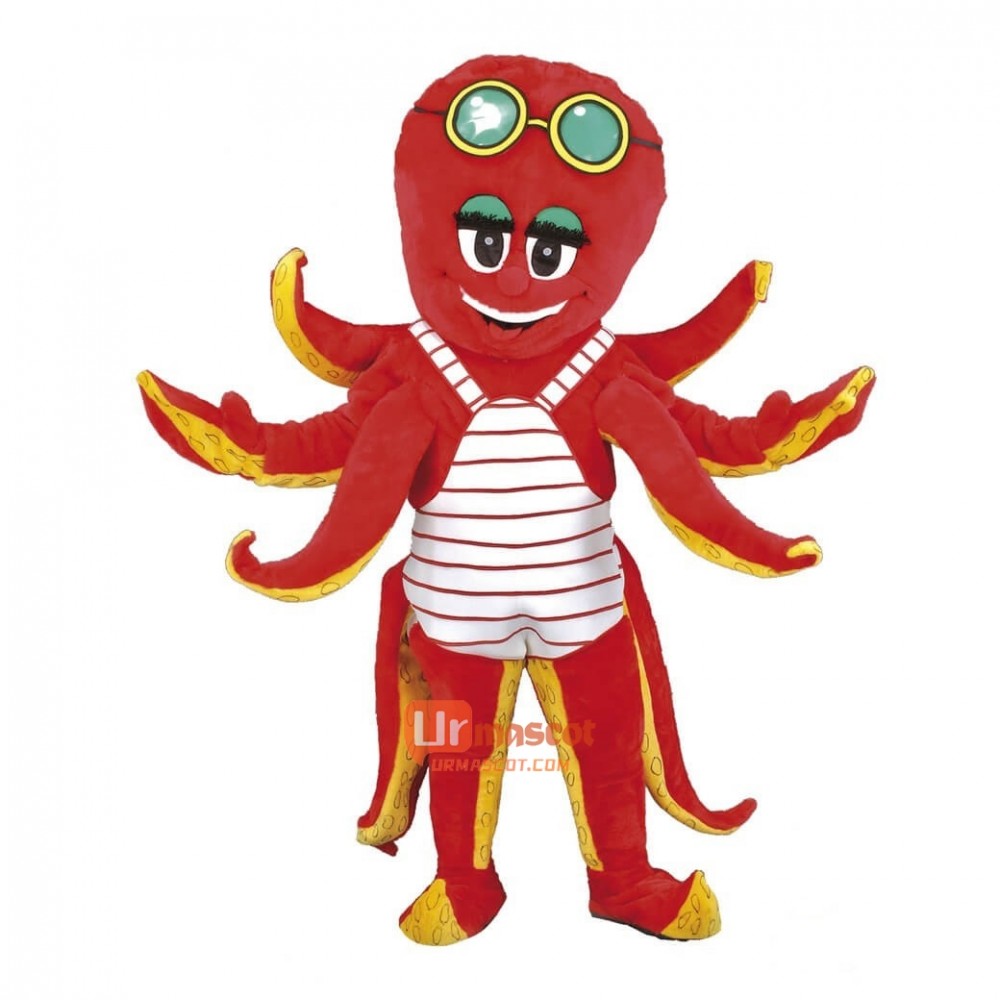 Cute Octopus Custom Cartoon Mascot Costume