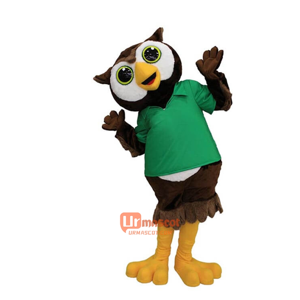 Cute Owl Cartoon Mascot Costume