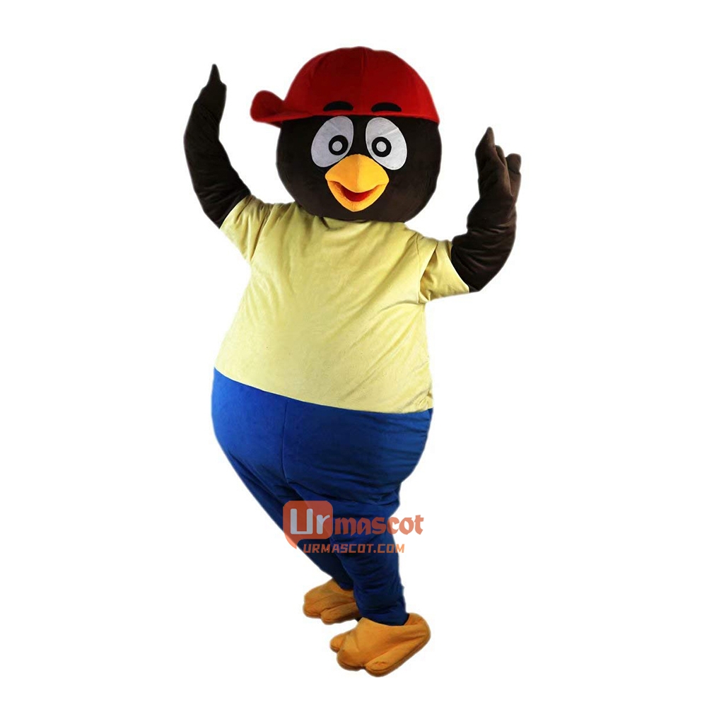 Cute Owl Cartoon Mascot Costume Plush with Mask