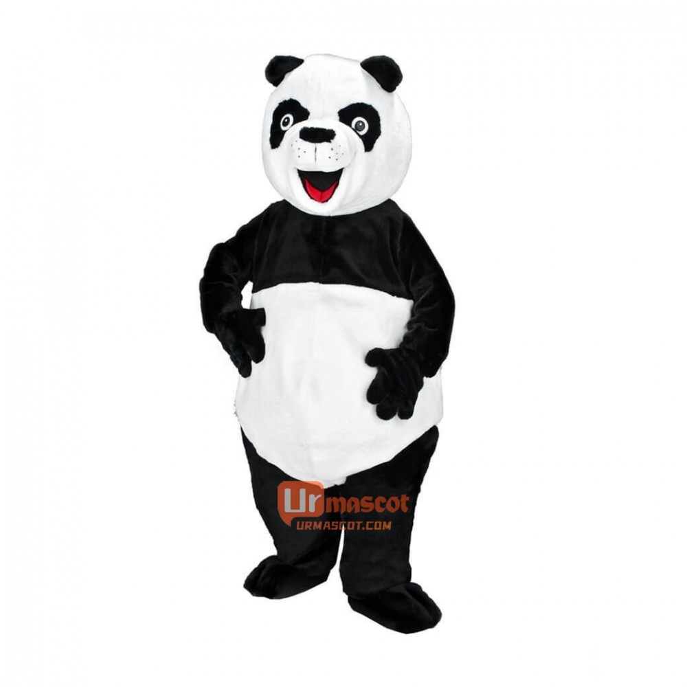 Cute Panda Cartoon Mascot Costume Plush with Mask