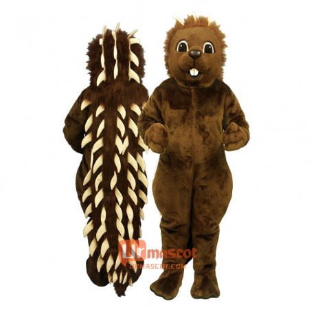 Cute Porcupine Cartoon Costume Mascot