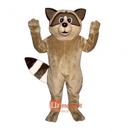 Cute Raccoon Cartoon Costume Mascot