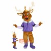 Cute Reindeer Custom Cartoon Mascot Costume