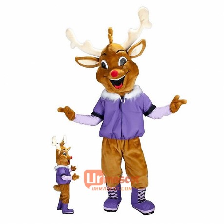 Cute Reindeer Custom Cartoon Mascot Costume