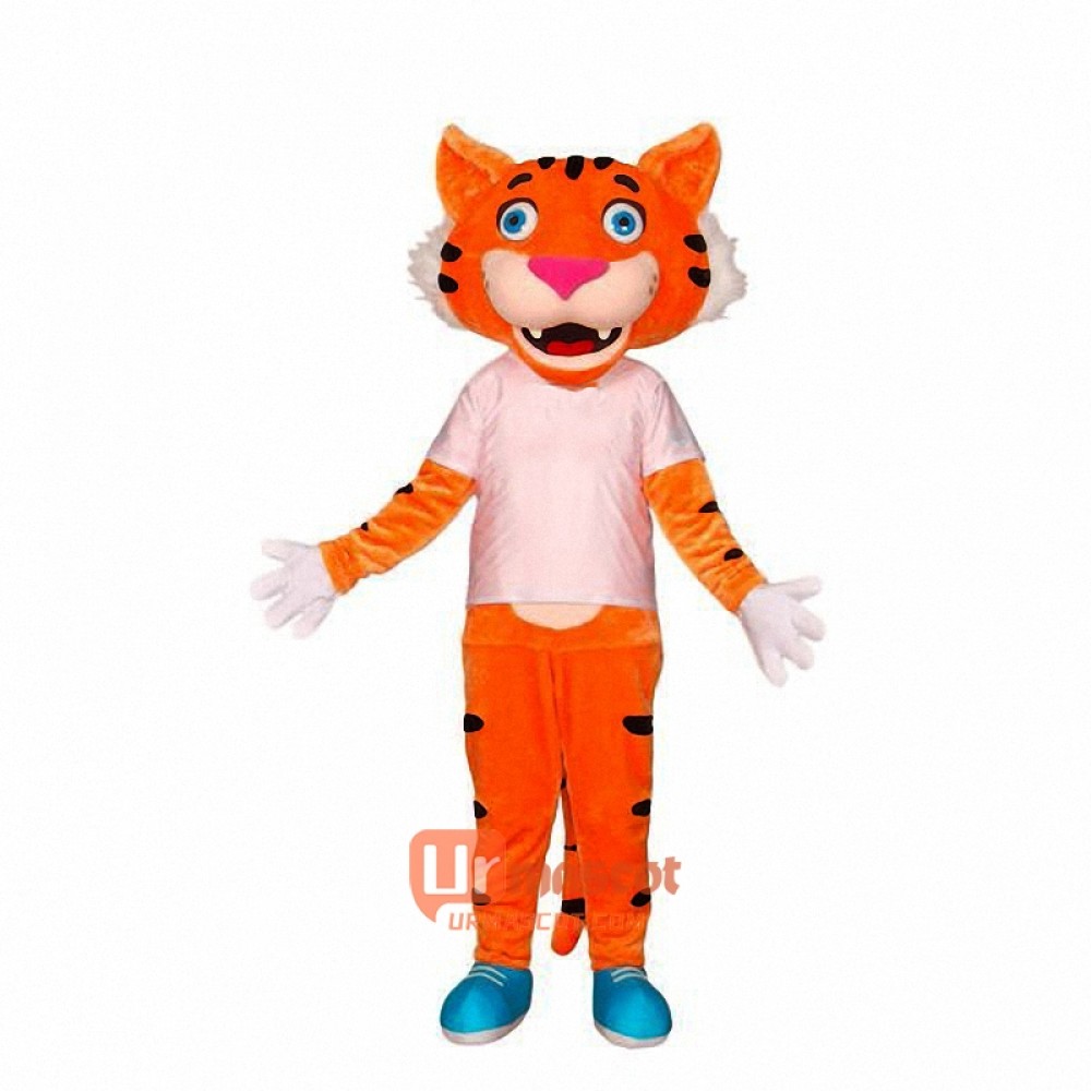 Cute Tiger Mascot Costume Cosplay Outfits