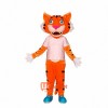 Cute Tiger Mascot Costume Cosplay Outfits