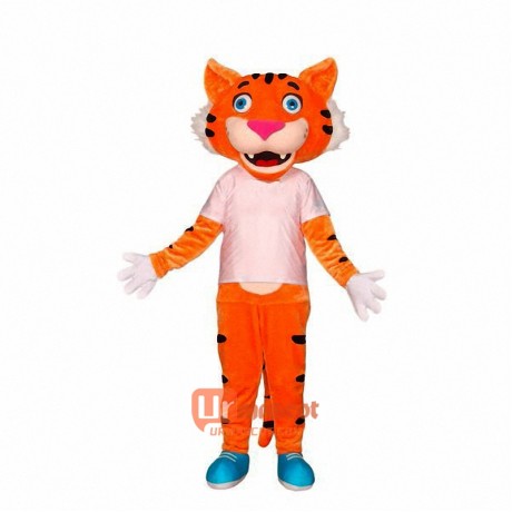 Cute Tiger Mascot Costume Cosplay Outfits