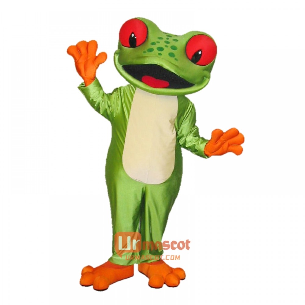 Cute Tree Frog Custom Cartoon Mascot Costume