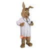 Cute Wellness Rabbit Custom Cartoon Mascot Costume