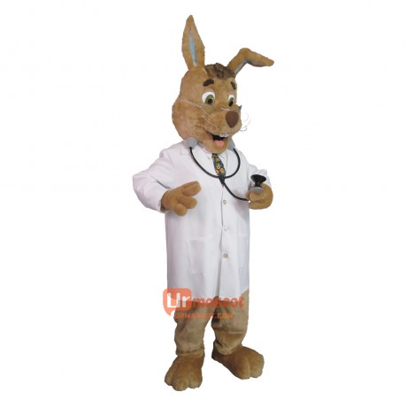 Cute Wellness Rabbit Custom Cartoon Mascot Costume