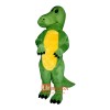 Dino Nerd Cartoon Costume Mascot