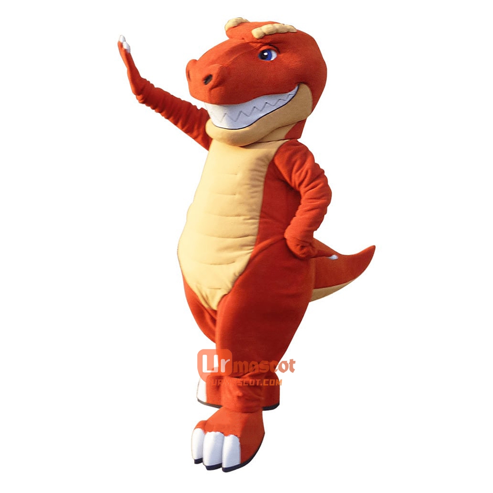 Dinosaur Cartoon Mascot Costume Plush with Mask