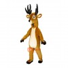 Disguise Cartoon Mascot Costume Plush with Mask of North Reindeer