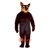 Doberman Cartoon Costume Mascot