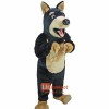 Doberman Dog Cartoon Mascot Costume
