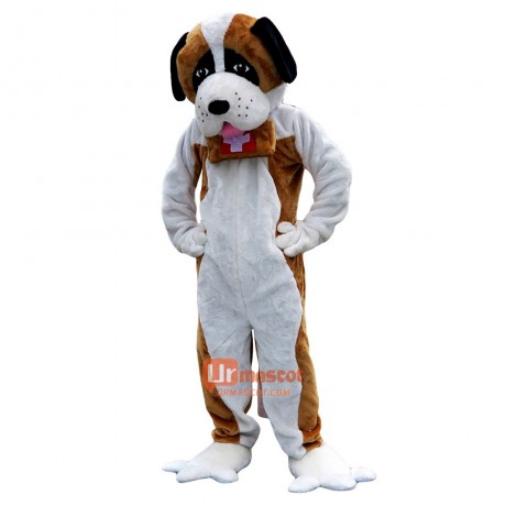 Doctor Dog Cartoon Mascot Costume Plush with Mask