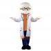 Doctors Cartoon Mascot Costume Plush with Mask